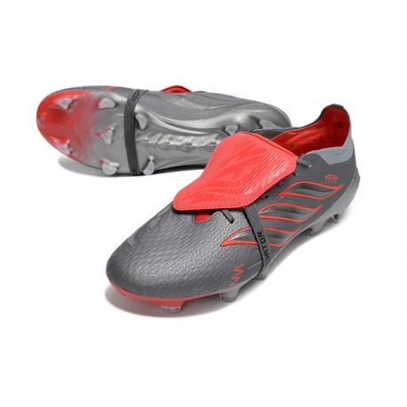 Korki Pilkarskie adidas Predator Elite FT FG Szary Czerwony