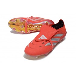 Korki Pilkarskie adidas Predator Elite FT FG Czerwony Srebro
