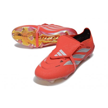 Korki Pilkarskie adidas Predator Elite FT FG Czerwony Srebro