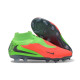 Wysokie buty piłkarskie Nike Phantom 6 Elite FG Czerwony Fluorescencyjny Zielony