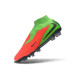 Wysokie buty piłkarskie Nike Phantom 6 Elite FG Czerwony Fluorescencyjny Zielony