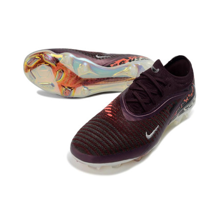 Korki Piłkarskie Nike Phantom 6 Elite Low FG Bordowy Beżowy Czerwony