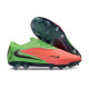 Korki Piłkarskie Nike Phantom 6 Elite Low FG Czerwony Fluorescencyjny Zielony