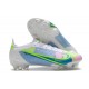 Nike Korki Mercurial Vapor XIV Elite FG Biały Zielony Niebieski