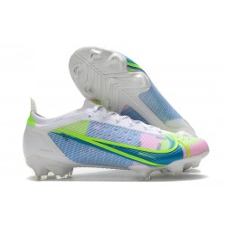 Nike Korki Mercurial Vapor XIV Elite FG Biały Zielony Niebieski