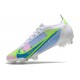 Nike Korki Mercurial Vapor XIV Elite FG Biały Zielony Niebieski