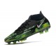 Nike Phantom GT2 Elite DF FG Czarny Srebro Zielony