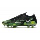 Nike Phantom GT2 Elite FG Buty Czarny Srebro Zielony