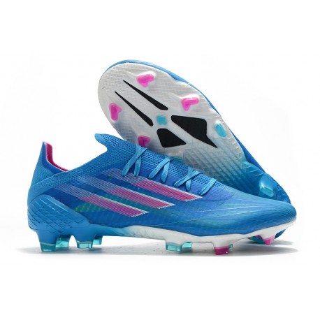 adidas X Speedflow.1 FG Korki Piłkarskie Niebieski Różowy