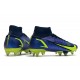 Nike Mercurial Superfly 8 Elite SG Recharge - Szafir Volt Niebieskie