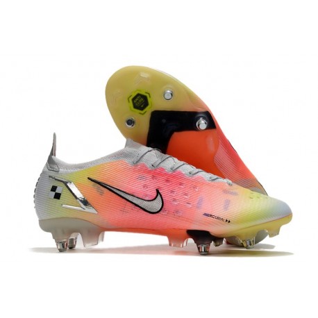 Buty Nike Mercurial Vapor XIV Elite SG Biały Czerwony Srebro