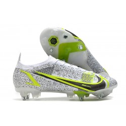 Buty Nike Mercurial Vapor XIV Elite SG Biały Zielony Srebro Zawistny