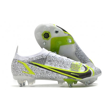 Buty Nike Mercurial Vapor XIV Elite SG Biały Zielony Srebro Zawistny