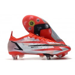 Nike Mercurial Vapor XIV Elite SG Czerwony Czarny Biały Pomarańczowy 