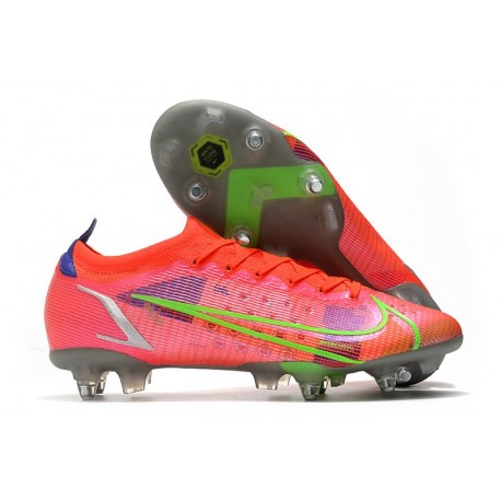 Buty Nike Mercurial Vapor XIV Elite SG Czerwony Srebro Zielony