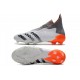 Buty piłkarskie adidas Predator Freak+ FG Biały Srebro Czerwony