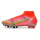 Nike Mercurial Superfly 8 Elite AG-Pro Czerwony Srebro Zielony