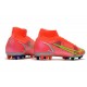 Nike Mercurial Superfly 8 Elite AG-Pro Czerwony Srebro Zielony