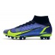 Nike Mercurial Superfly 8 Elite AG-Pro Recharg -Szafir Volt Niebieskie