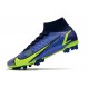 Nike Mercurial Superfly 8 Elite AG-Pro Recharg -Szafir Volt Niebieskie