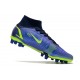 Nike Mercurial Superfly 8 Elite AG-Pro Recharg -Szafir Volt Niebieskie