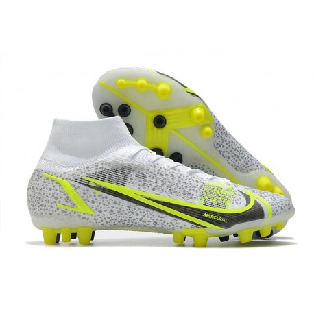 Nike Mercurial Superfly 8 Elite AG-Pro Biały Czarny Zielony 