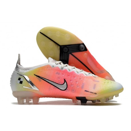 Buty Nike Mercurial Vapor 14 Elite AG Biały Czerwony Srebro