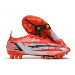 Nike Mercurial Vapor 14 Elite AG Czerwony Czarny Biały Pomarańczowy 