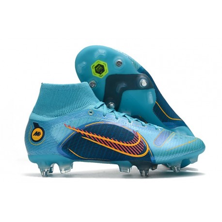 Nike Mercurial Superfly 8 Elite SG-PRO AC Niebieski Pomarańczowy