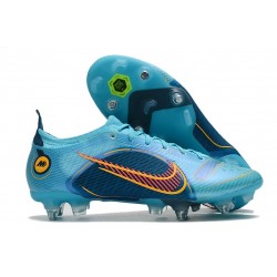 Buty Nike Mercurial Vapor XIV Elite SG Niebieski Pomarańczowy