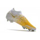 Buty piłkarskie Nike Phantom GT Elite DF FG Biały Złoto