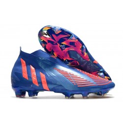 Korki Piłkarskie adidas Predator Edge+ FG Niebieski Czerwony
