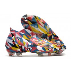 Korki Piłkarskie adidas Predator Edge+ FG Niebieski Zawistny Czerwony