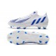 Buty adidas Predator Edge.1 Low FG Biały Niebieski