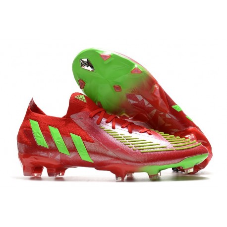 Buty adidas Predator Edge.1 Low FG Czerwony Zielony