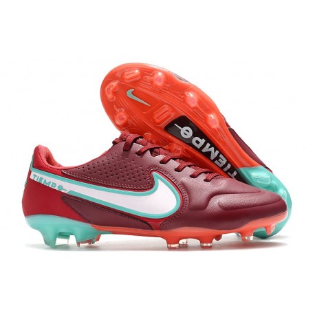 Nike Tiempo Legend IX Elite FG Czerwony Biały Niebieski