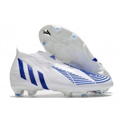 Korki Piłkarskie adidas Predator Edge+ FG Biały Niebieski