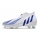 Korki Piłkarskie adidas Predator Edge+ FG Biały Niebieski 