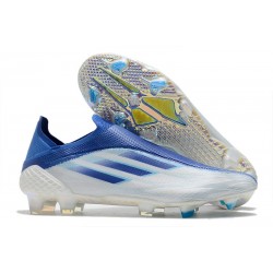 Buty Piłkarskie adidas X Speedflow+ FG Biały Niebieski