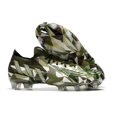 Buty adidas Predator Edge.1 Low FG Swarovski - Zielony Srebro