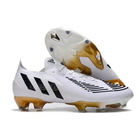 Buty adidas Predator Edge.1 Low FG Biały Czarny Złoto