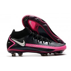 Buty piłkarskie Nike Phantom GT Elite DF FG Czarny Różowy Biały