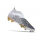 Korki Piłkarskie adidas Predator Edge+ FG Biały Czarny Złoto