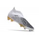 Korki Piłkarskie adidas Predator Edge+ FG Biały Czarny Złoto