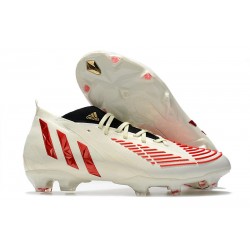 adidas Predator Edge.1 FG Buty Biały Czerwony Złoto