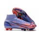 Nike Mercurial Superfly 8 Elite AG-Pro Mbappe Fioletowy Srebrny metalik