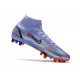 Nike Mercurial Superfly 8 Elite AG-Pro Mbappe Fioletowy Srebrny metalik