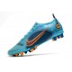 Buty Nike Mercurial Vapor 14 Elite AG Niebieski Pomarańczowy