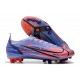 Buty Nike Mercurial Vapor 14 Elite AG Mbappe Fioletowy Srebrny metalik