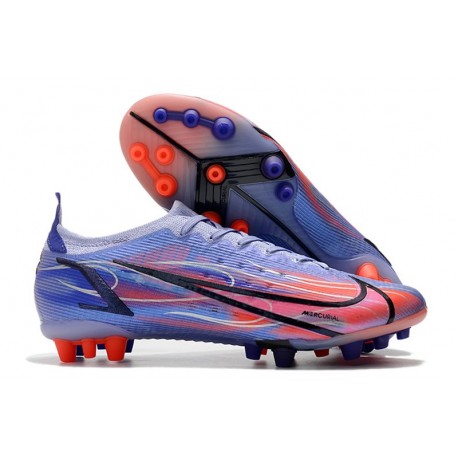 Buty Nike Mercurial Vapor 14 Elite AG Mbappe Fioletowy Srebrny metalik